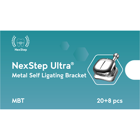 Набор NexStep Ultra "Пропись MBT" 20 брекетов + 8 щечных трубок